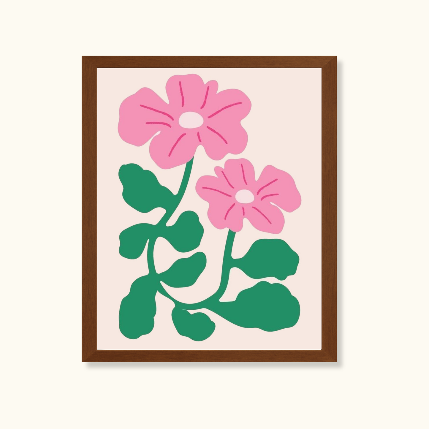 Pink garden bloom
