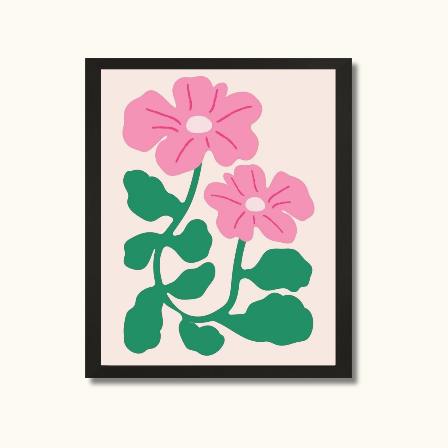 Pink garden bloom