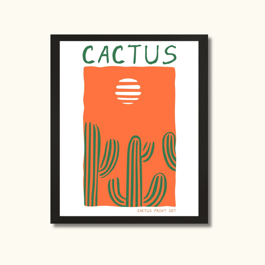 Cactus sunset