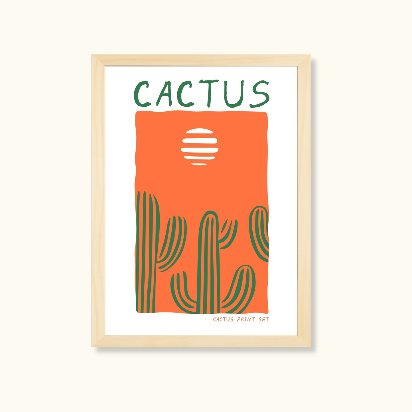 Cactus sunset