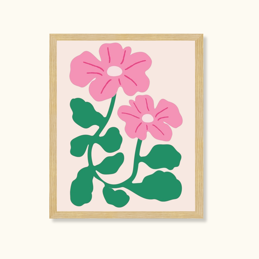 Pink garden bloom