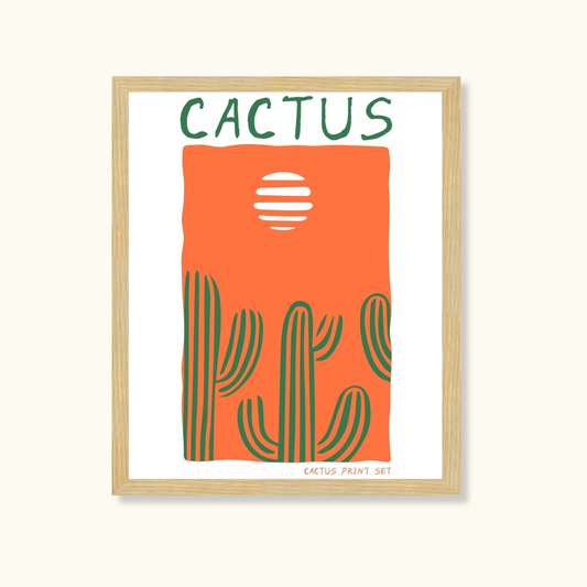 Cactus sunset