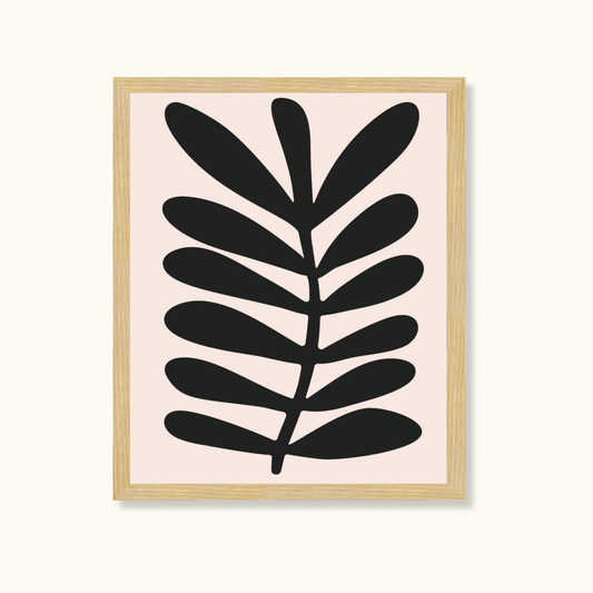 Monochrome leaf