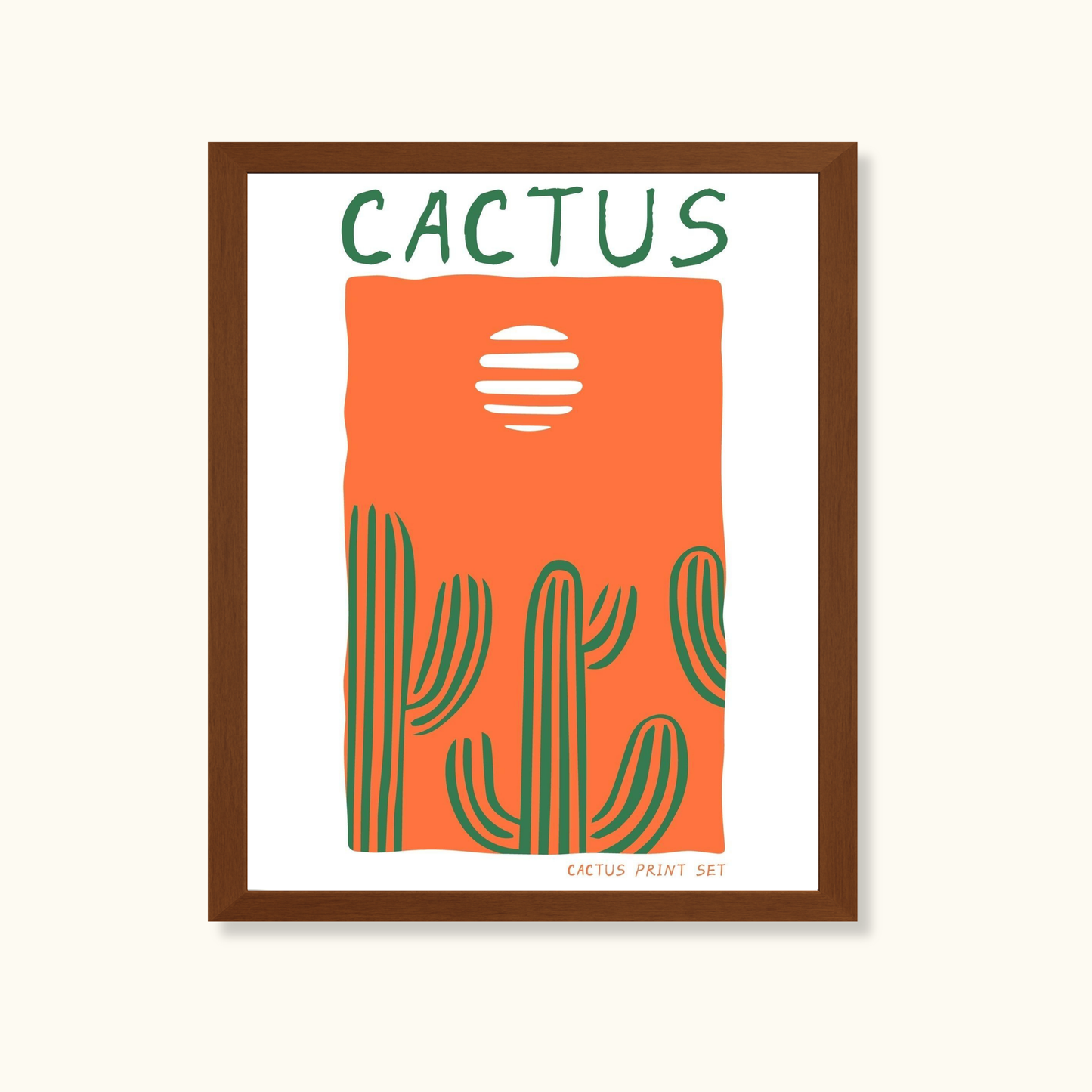 Cactus sunset