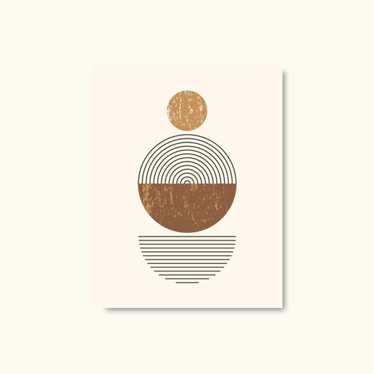 Balance in bronze