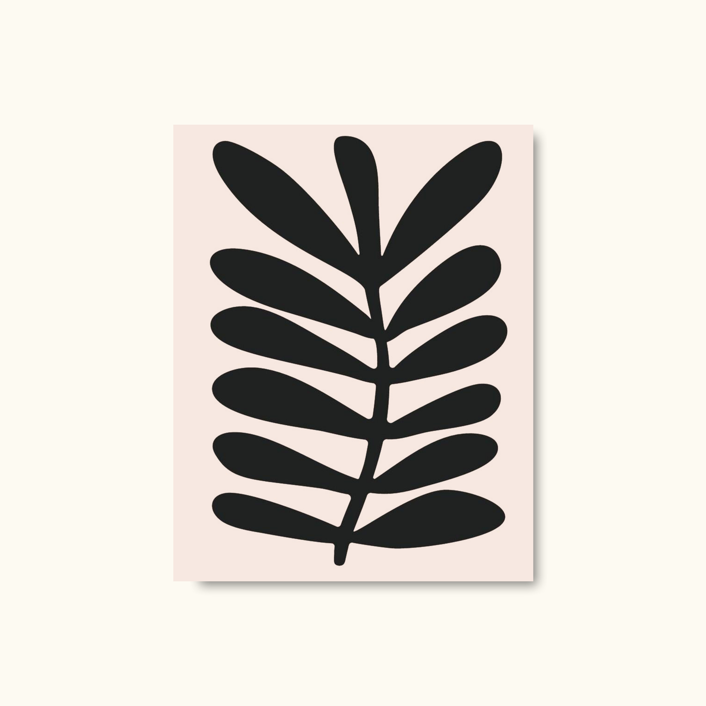 Monochrome leaf