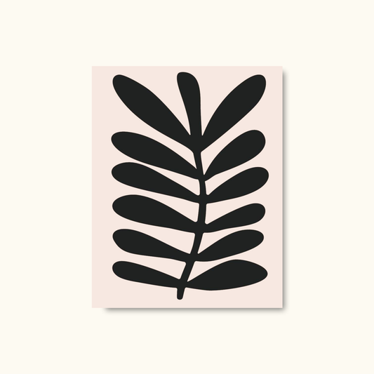 Monochrome leaf