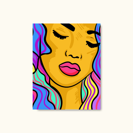 Neon dreams artprint